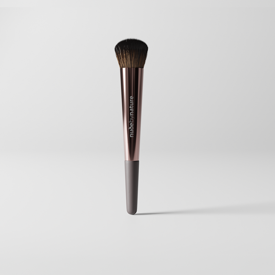 Perfect Skin Filter Foundation & Round Foundation Brush Duo – Nude